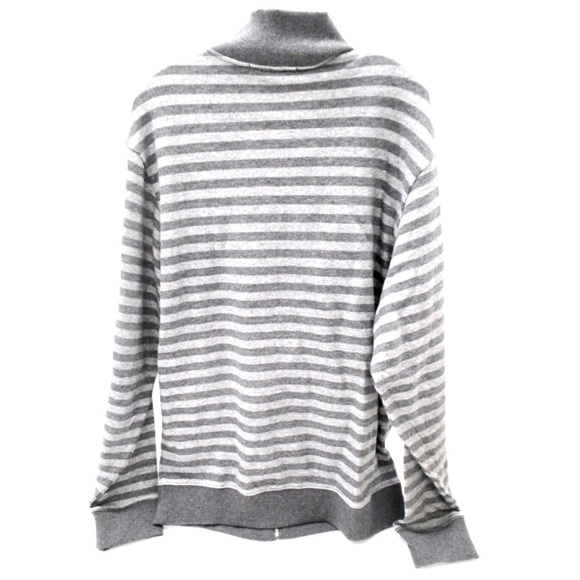 NWT Cremieux Striped French Terry Knit Sweater - Picture 2 of 7